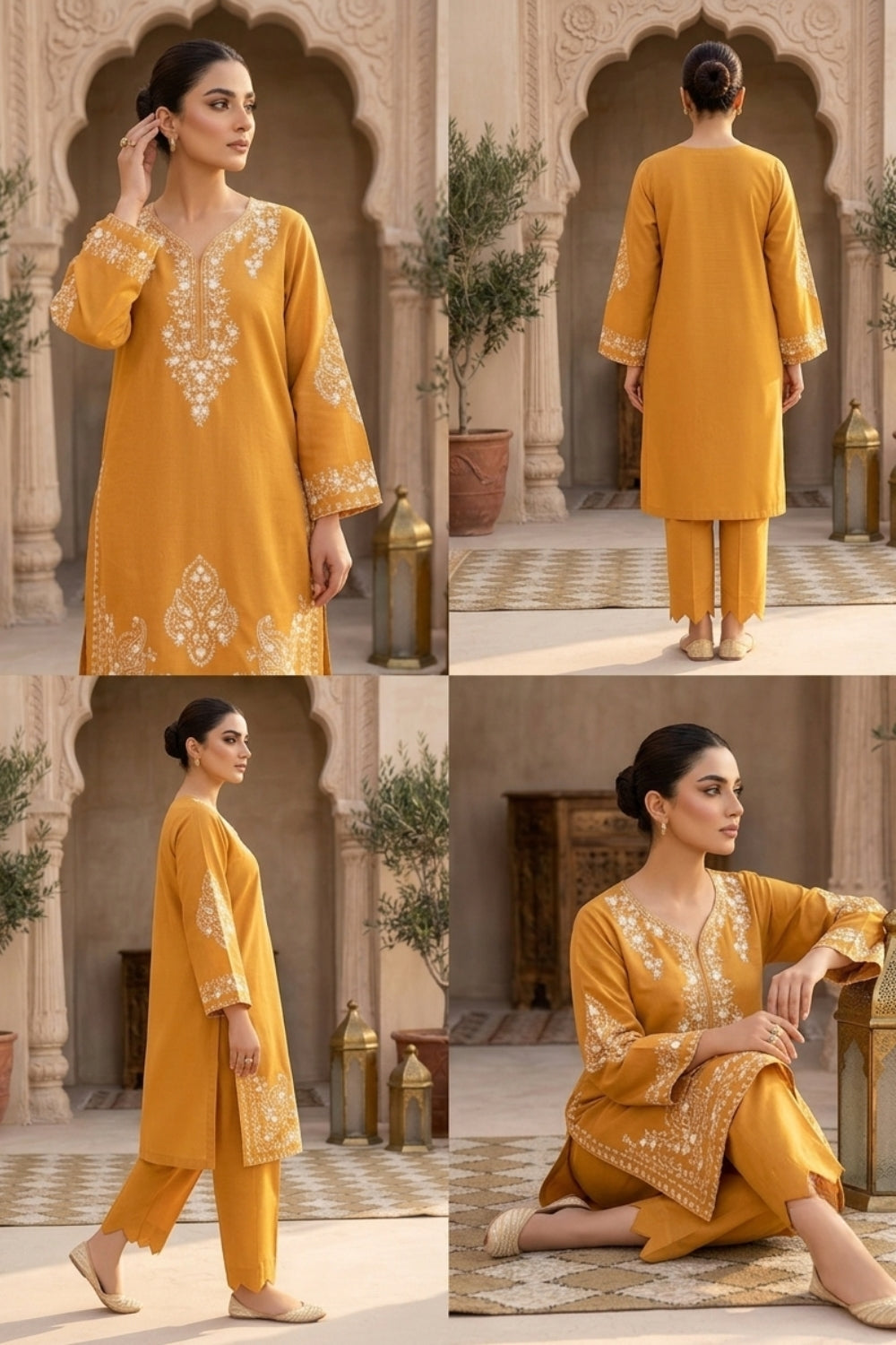 Ochre Radiance | 2 PCS