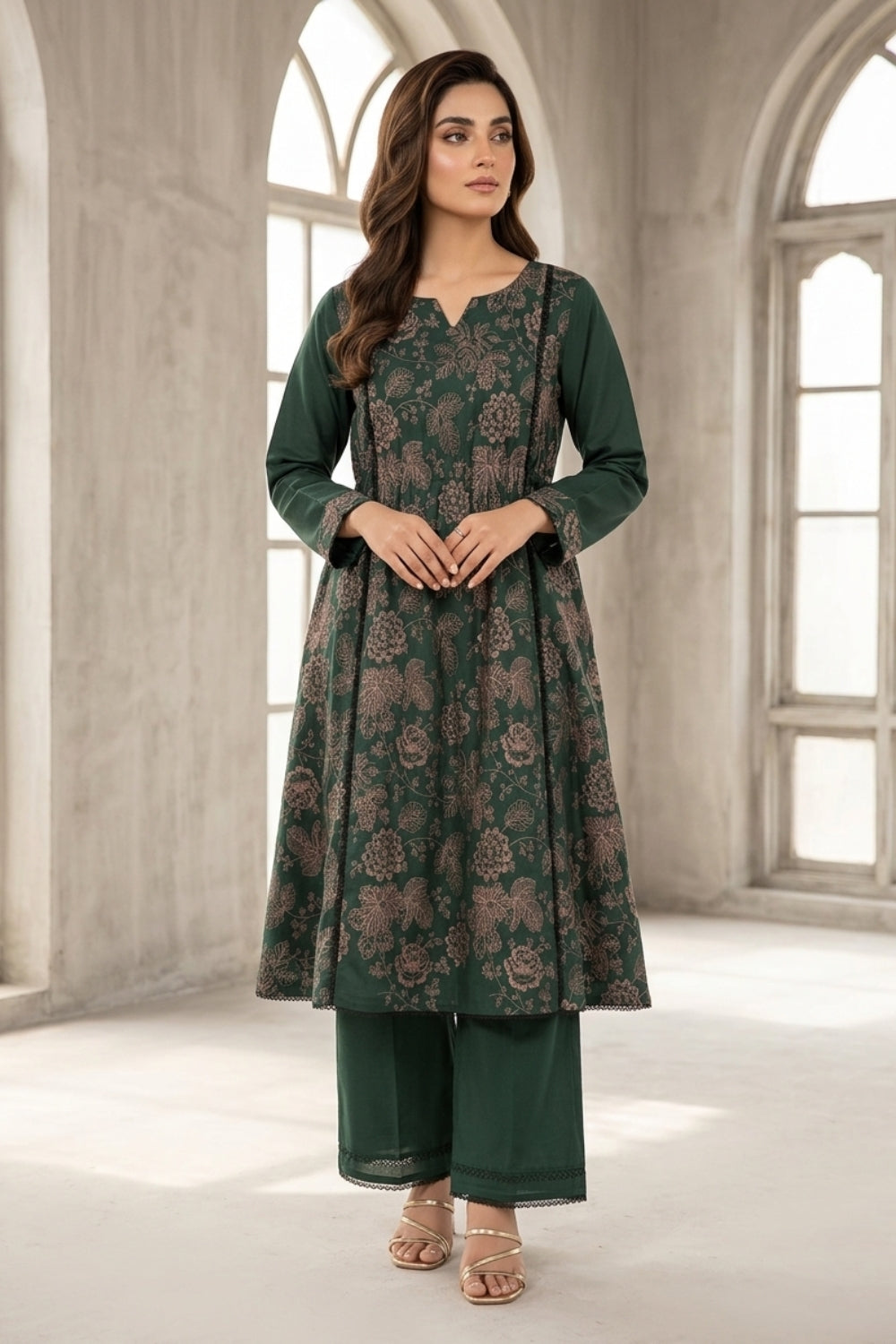 Emerald Embroidered | 2 PCS
