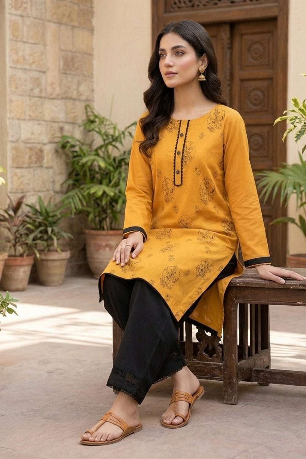 Golden Bloom | 2 PCS