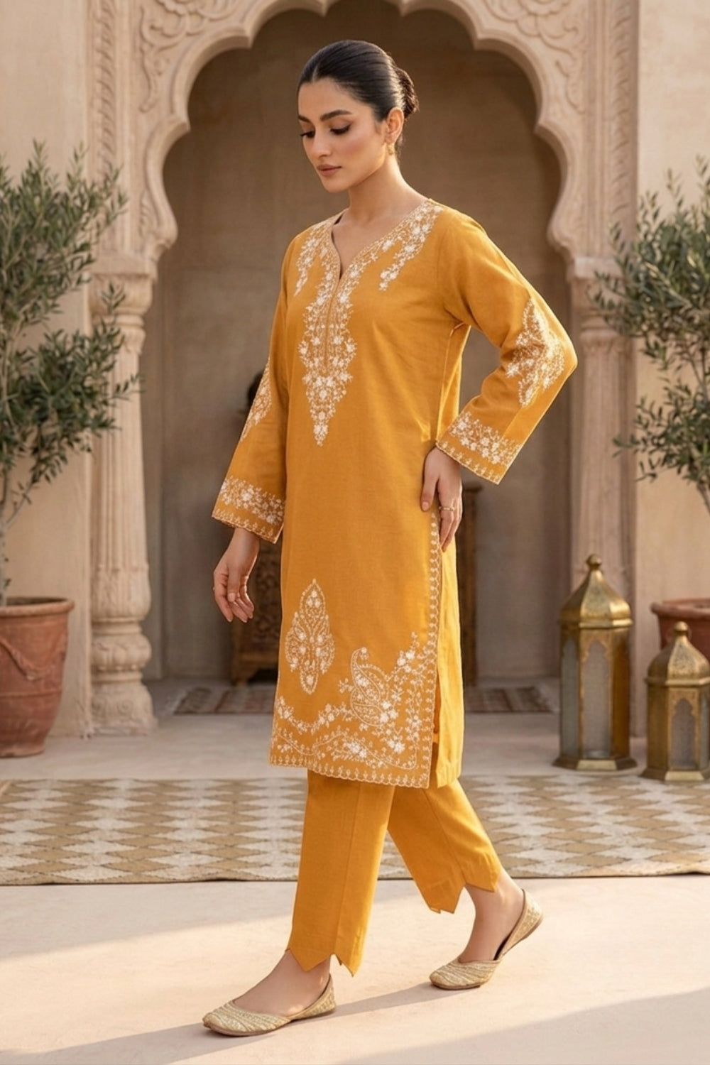 Ochre Radiance | 2 PCS