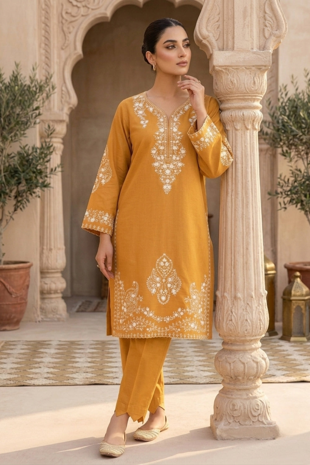 Ochre Radiance | 2 PCS