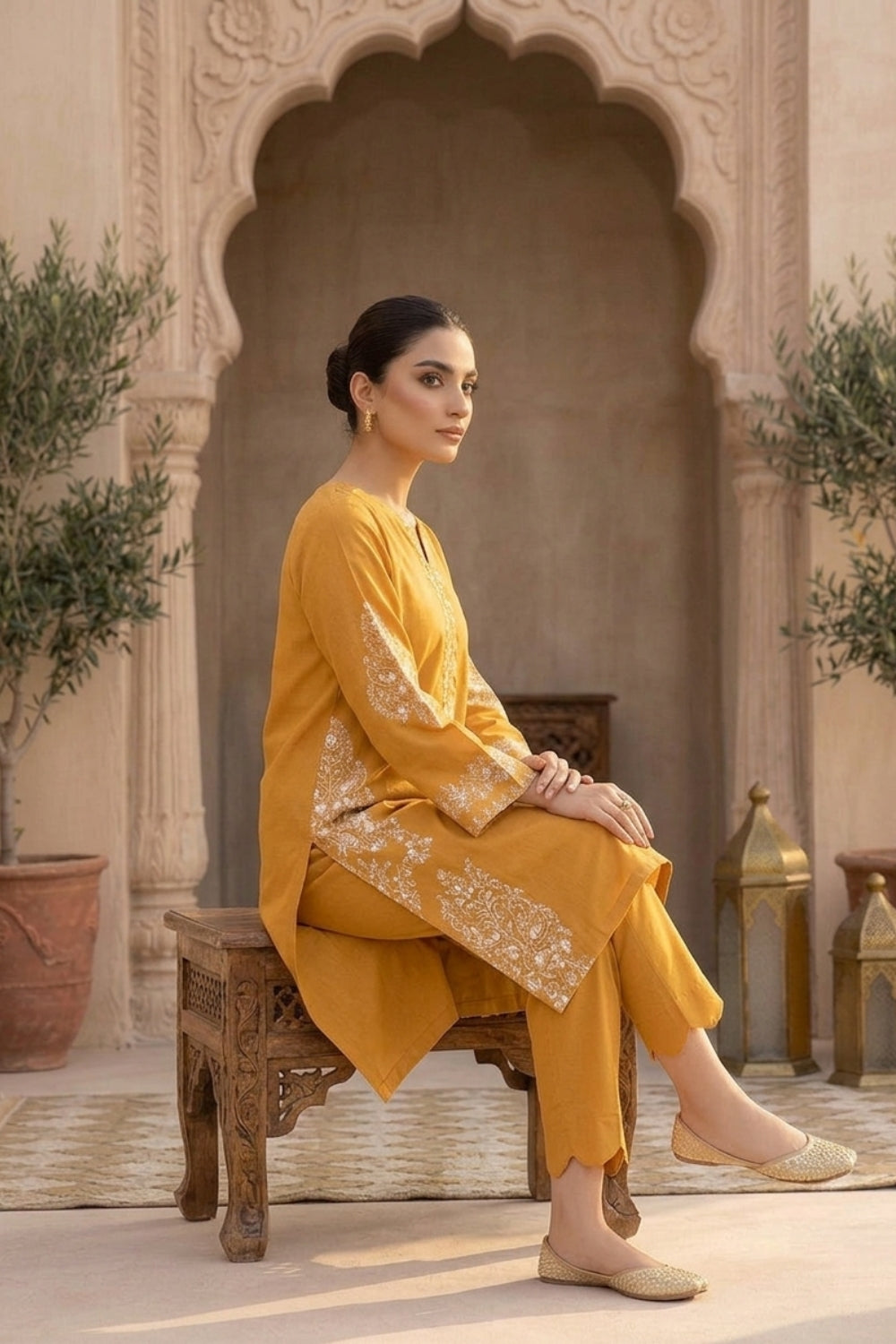 Ochre Radiance | 2 PCS
