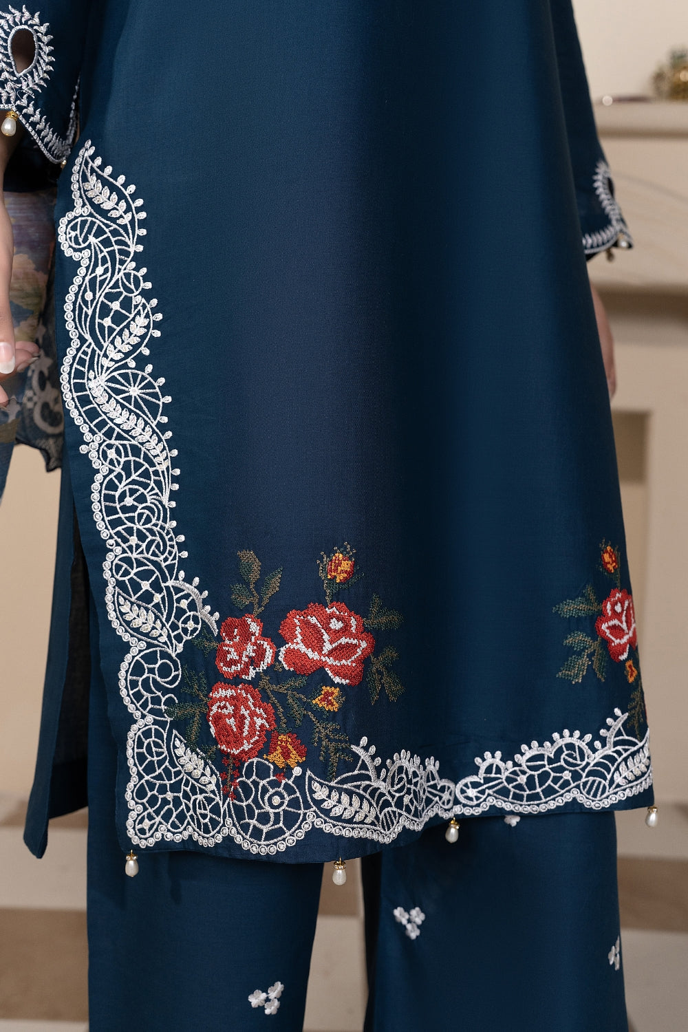 Blue Embroidered | 3 PCS